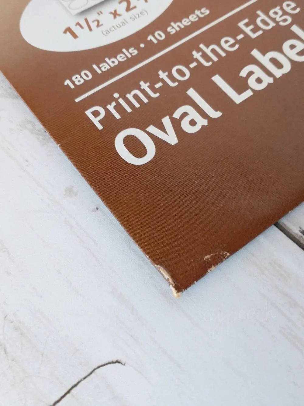 Avery Oval Labels 1.5”x2.5” Glossy White 22804 New 180 Count Easy Peel Printable